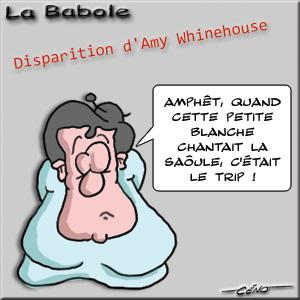 Céno Dessinateur - La Babole : Amy Winehouse est morte !