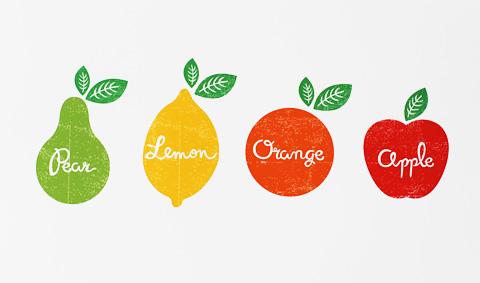 Des étiquettes fruitées !