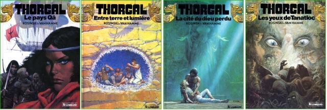 Thorgal, les quatre albums au pays de Qâ