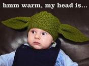 Star Wars bonnet Yoda pure laine