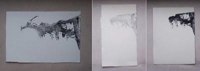 Linogravure 3 : encrages partiels.