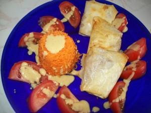 Croustillant jambon tomate beaufort – de Mimi
