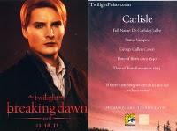 Aperçu des cartes descriptives d'Alice, Jasper et Carlisle