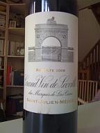 Pour accompagner les bougies : Chambertin, Leoville Las Cases, Volnay Champans, Riesling VT Zind