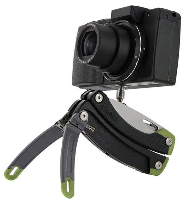 gerber multitool 1 Un couteau multifonction mais aussi un trépied pour compact