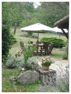 terrasse 2 gite du lac audry