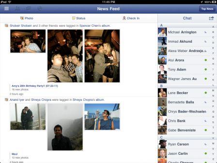 Facebook dévoile enfin son application iPad en images