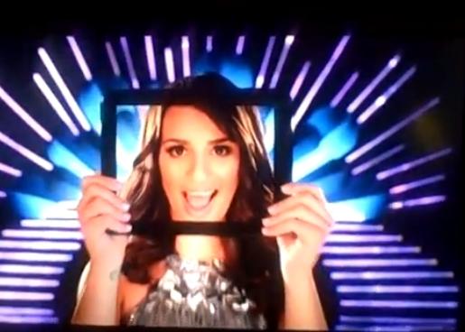 touchpad glee Lea Michele fait la promotion de la TouchPad dHP