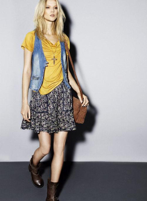 Kasia Struss & Emma Xie for Mango Pre-Fall 2011 Lookbook