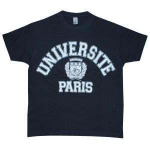 T-shirt universite Paris vintage