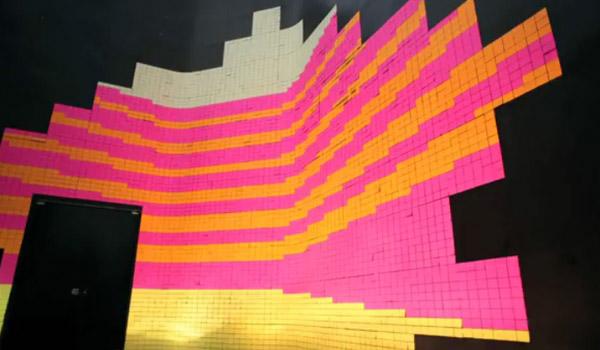 stop motion Stop Motion : 350 000 post it