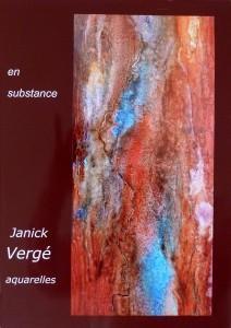 En substance, un ouvrage illustré par  des œuvres de Janick Vergé