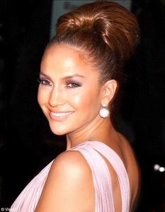 Le chignon de Jennifer Lopez