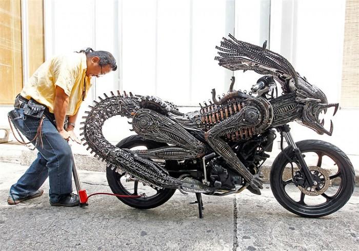 Fan art ? Une moto Alien