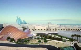 Préfiguration du pavillon signé Norman Foster dans le quartier de Manarat Al Saadiyat