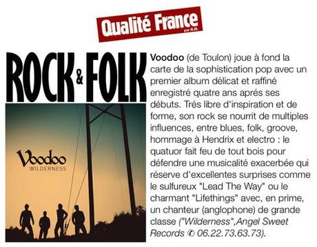 Rock  & Folk chronique VOODOO Août 2011