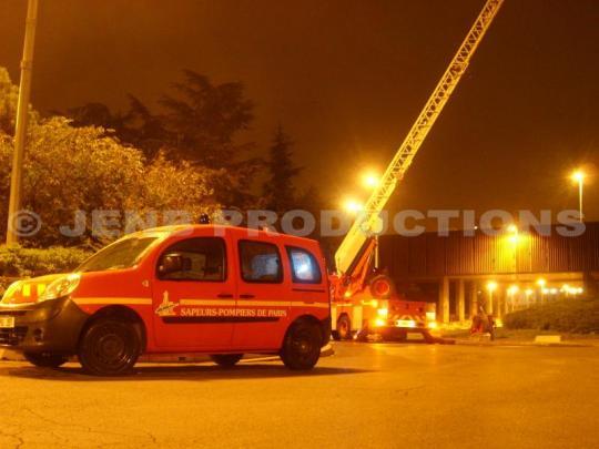 Incendie dans un camps de Roms cette nuit à Noisy-le-Sec