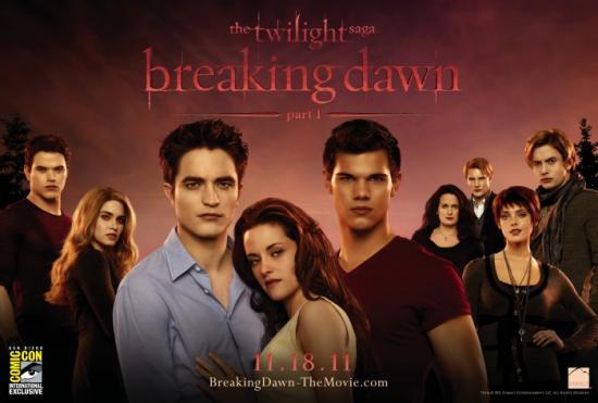La première affiche de Breaking Dawn format  XXL