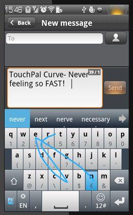 touchpal input TouchPal Curve, lautre clavier