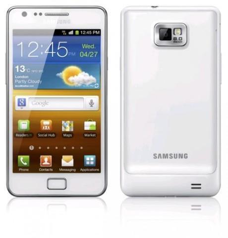samsung galaxy s ii 518x540 Le Samsung Galaxy S2 dans sa robe blanche
