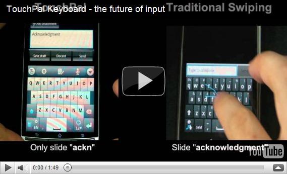 Touchpal pourrait-il être un Swype Killer? A vous de juger! [Vidéo]