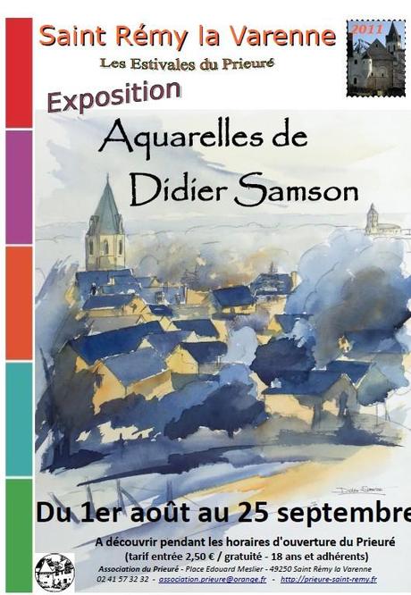 L’aquarelliste Didier Simon expose cet été à Saint-Rémy-le-Varenne