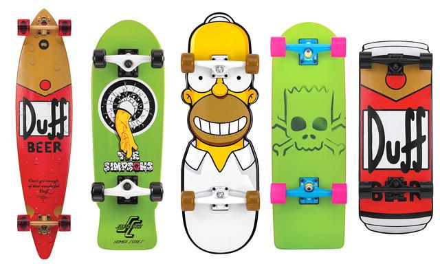 Santa Cruz Simpsons Skateboards