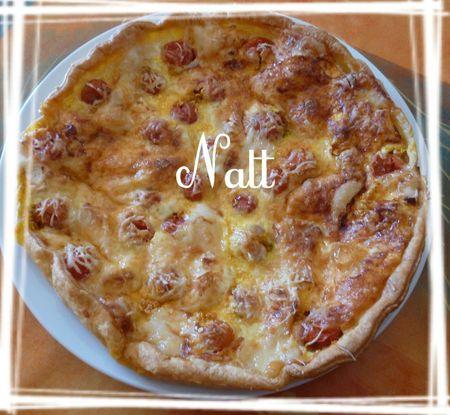 tarte tomates cerises chèvre