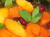 Salade fruits abricots nectarines