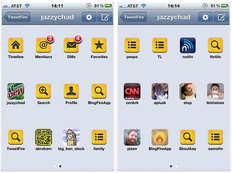 TweetFire le client Twitter le plus rapide sur iPhone...
