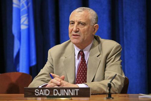 Said Djinnit, envoyé spécial du sécretaire général de l'ONU