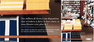 Lancement d'une grande campagne publicitaire en faveur des librairies