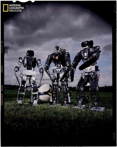 Le magazine National Geographic a choisit les robots pour sa couverture d’Août 2011