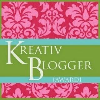 Et un Kreativ Blogger Award, un !