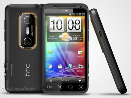 Le HTC EVO 3D débarque début août en France chez SFR