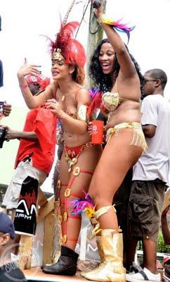 Rihanna reine du carnaval à la Barbade