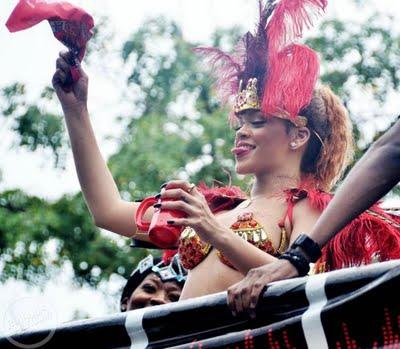 Rihanna reine du carnaval à la Barbade