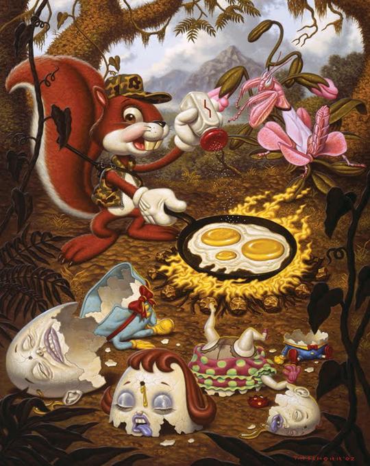 Painting by Todd Schorr
