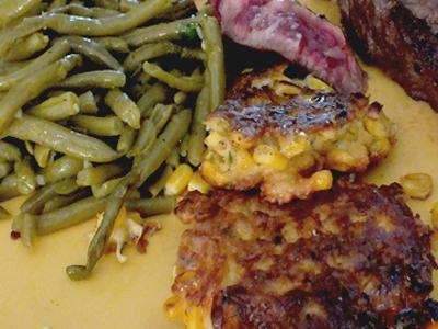 Galettes de mais grillées