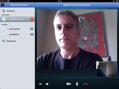 skype ipad 2 Skype pour iPad est disponible. Il était temps!