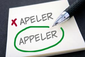 appeler vs apeler