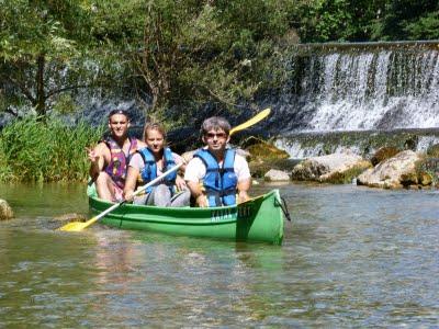 Descente de la Sorgue en canoë