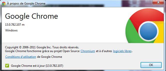 chrome 13 Google Chrome passe en version 13