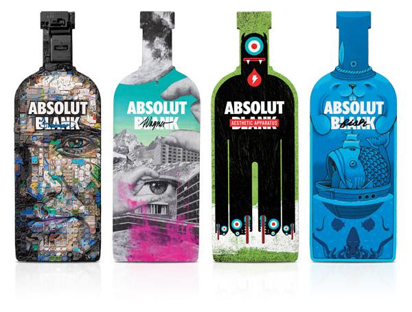 absolut vodka Absolut Blank, mouvement créatif
