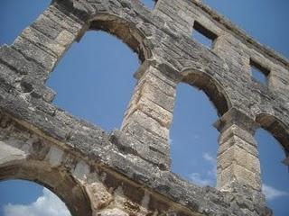 L'amphithéâtre romain de Pula