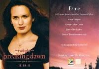Goodies : cartes descriptives d'Esmé, Emmett et Rosalie