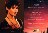 Goodies : cartes descriptives d'Esmé, Emmett et Rosalie