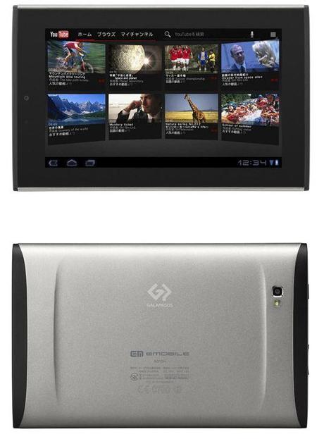 sharp sharp Sharp dévoile sa tablette Galapagos A01SH