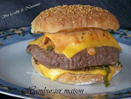 Hamburger maison