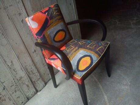 Impression numérique sur tissu pour couvrir un fauteuil